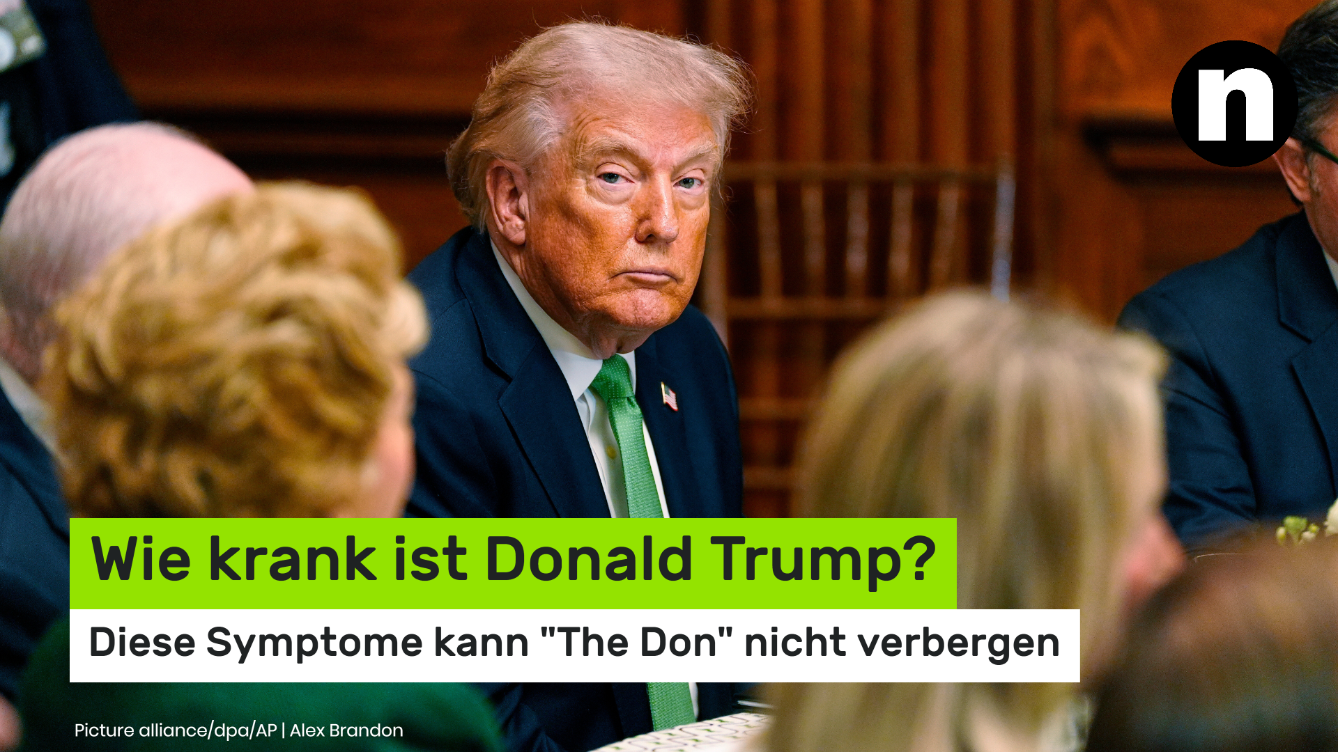 Video: Wie krank ist Donald Trump?: Diese beängstigenden Symptome kann "The Don" nicht verbergen