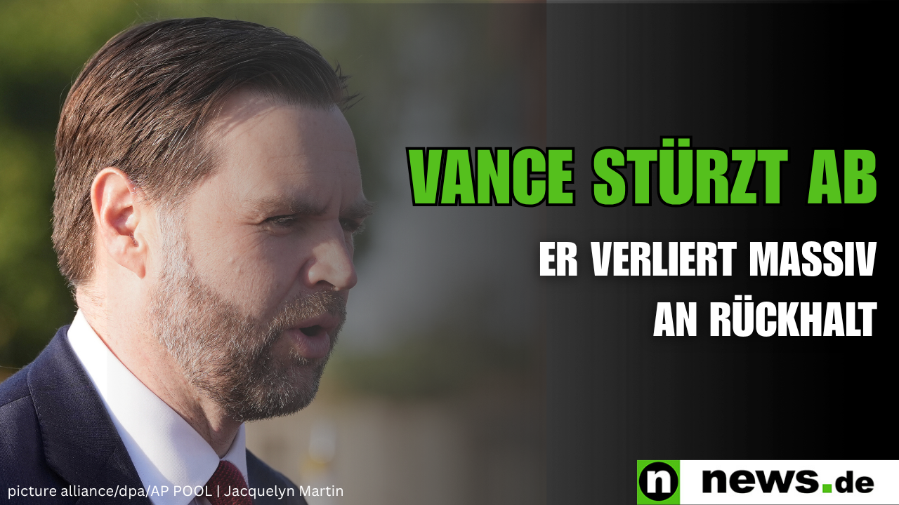 Video: J.D. Vance: Vance stürzt ab - Trump-Vize verliert massiv an Rückhalt