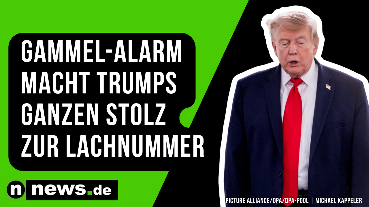 Video: Donald Trump blamiert: Gammel-Alarm macht Trumps ganzen Stolz zur Lachnummer