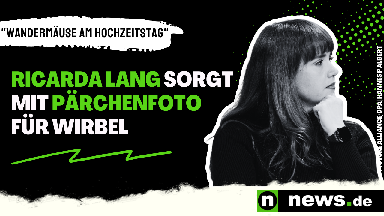 Video: Ricarda Lang: "Wandermäuse am Hochzeitstag" - Grünen-Politikerin sorgt mit Pärchenfoto für Wirbel