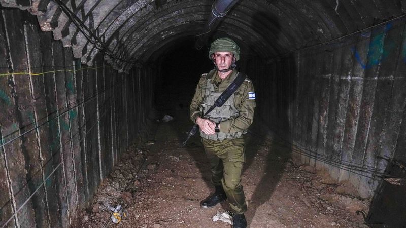 Video der israelischen Armee: So sieht der bislang größte Hamas-Tunnel aus