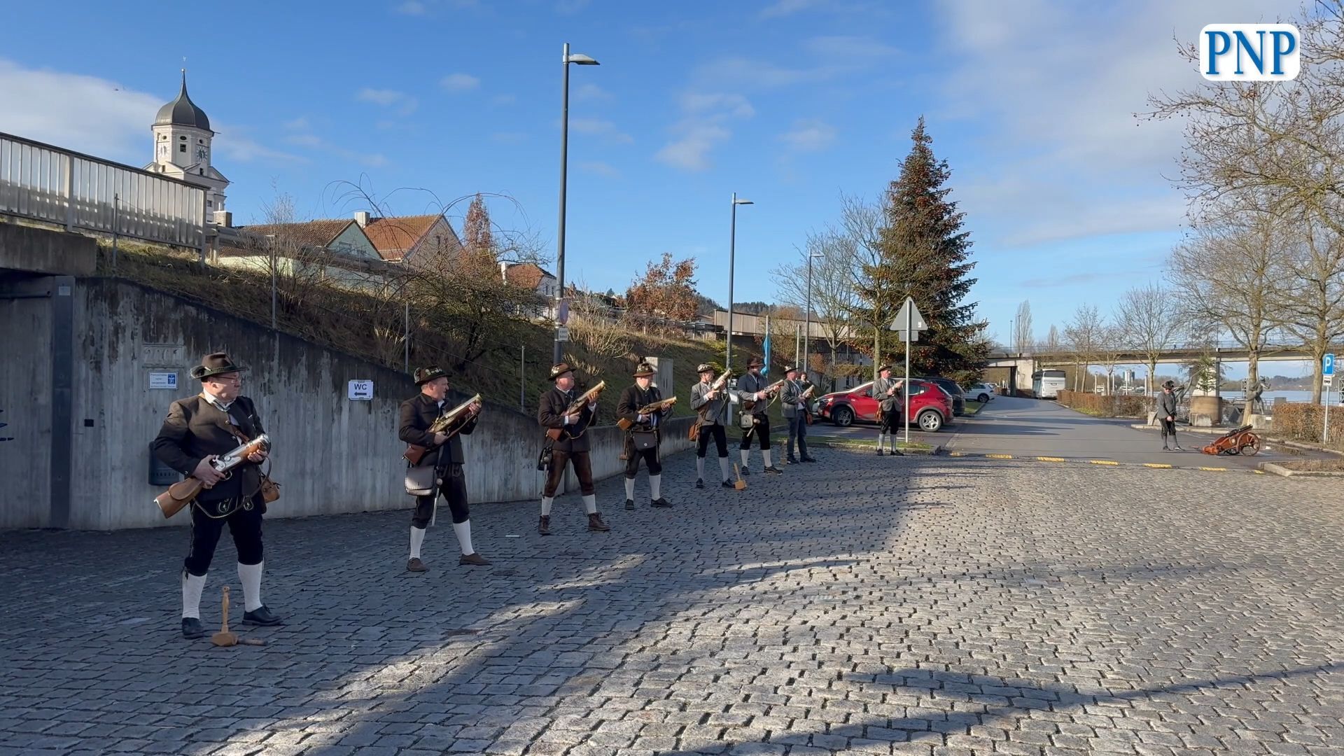Traditionelles Neujahrsanschießen in Vilshofen