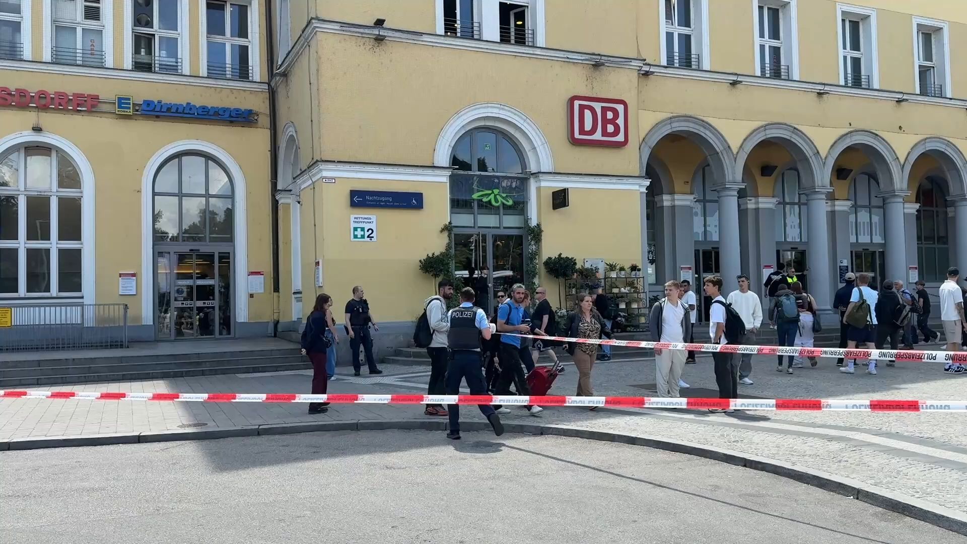 Video: Alarm: Hauptbahnhof in Regensburg geräumt
