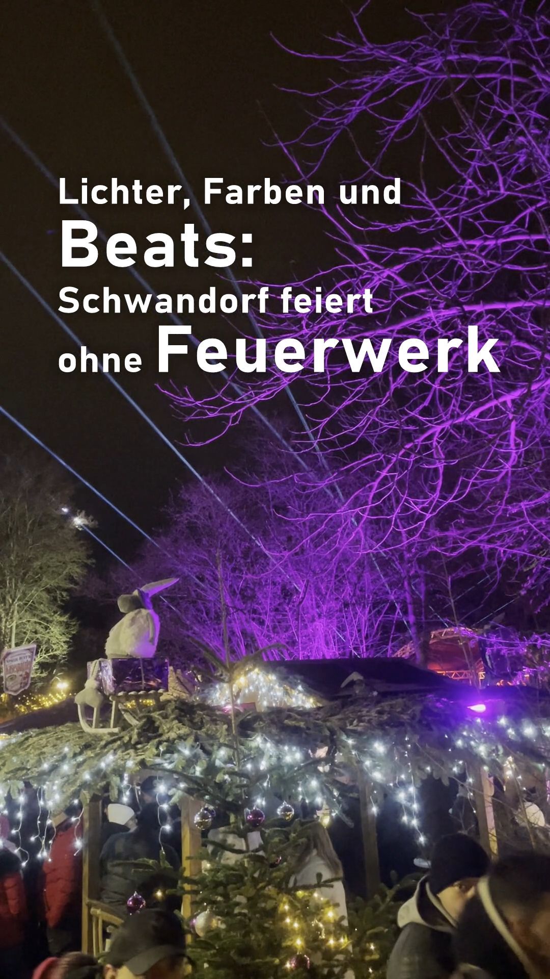 Video: Lichter, Farben, Beats: Schwandorf feiert ohne Feuerwerk