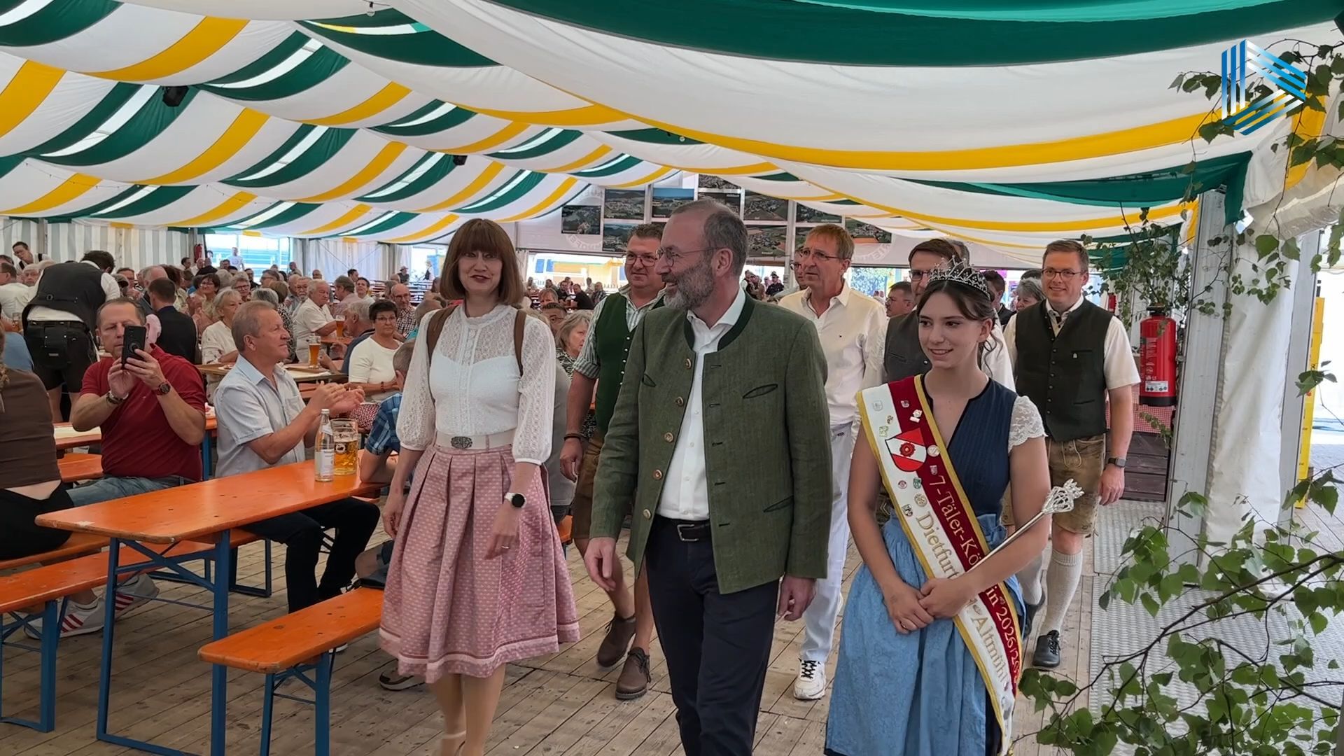 Video: Politischer Frühschoppen mit Manfred Weber