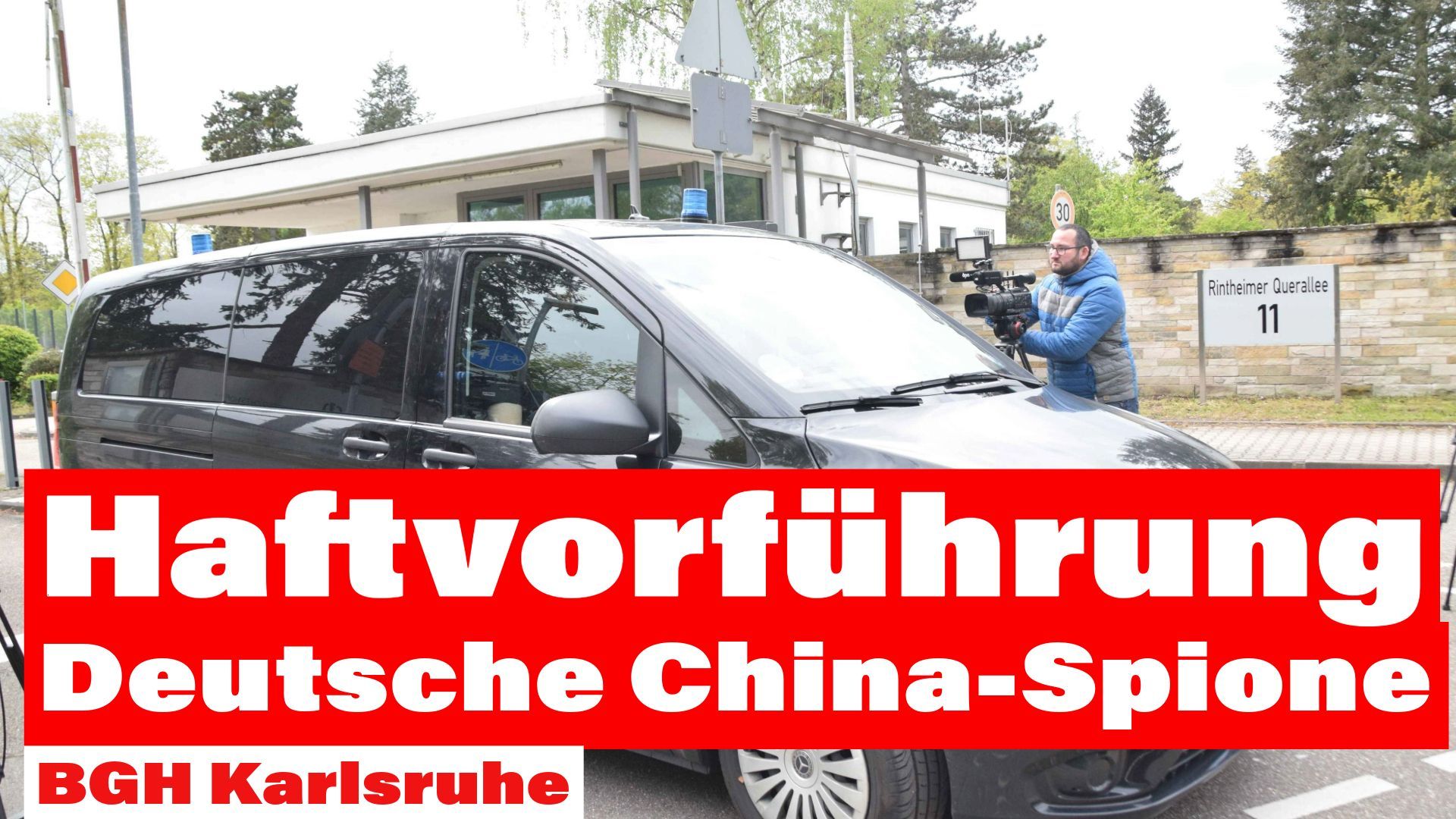 Haftvorführung mutmaßlicher China-Spione am Bundesgerichtshof in Karlsruhe