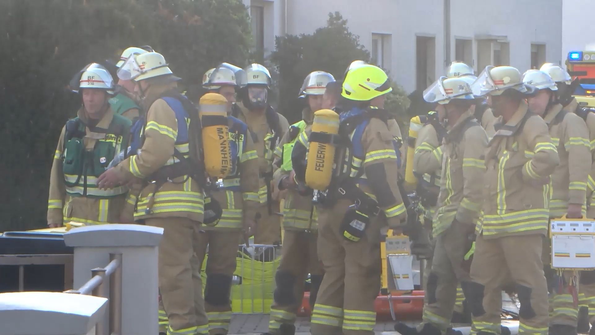 Video: Feuer im Keller: Doppelhaushälfte in Mannheim nach Brand unbewohnbar