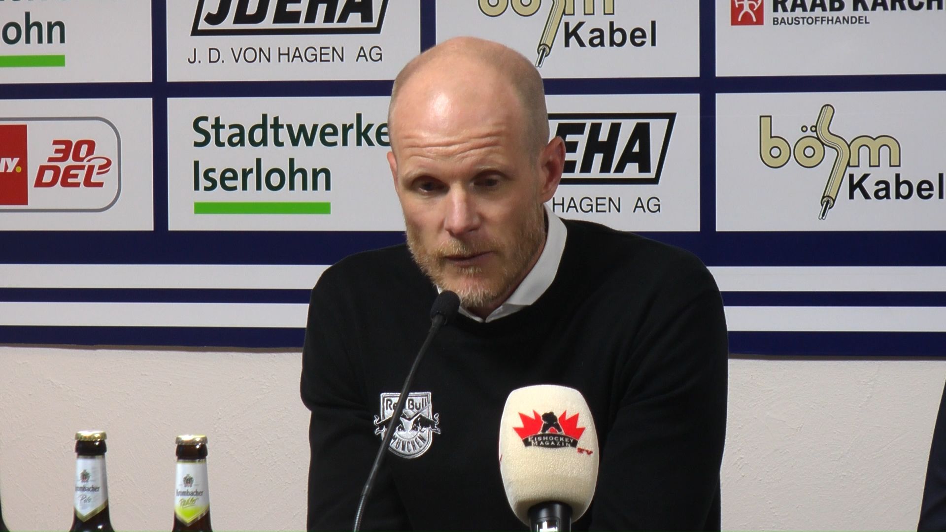 Münchens Headcoach Söderholm: "Das war eine Hochschule in Eishockey-Marketing" - Red Bulls gewinnen irres Match im Iserlohner Hexenkessel