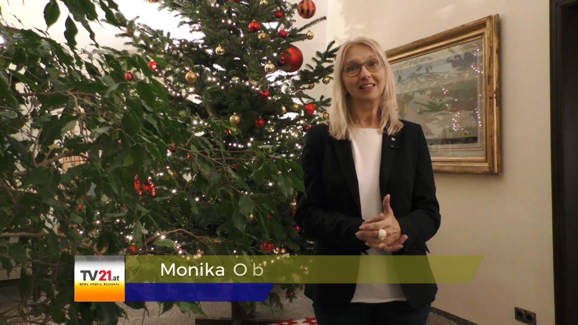 Video: Bürgermeisterin Monika Obereigner-Sivec - Weihnachtswünsche