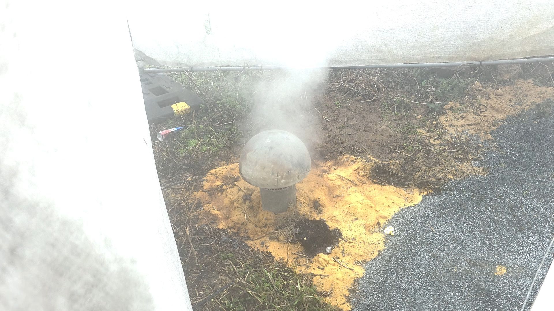 Video: Hoher Heckenweg - Austritt von Dampf