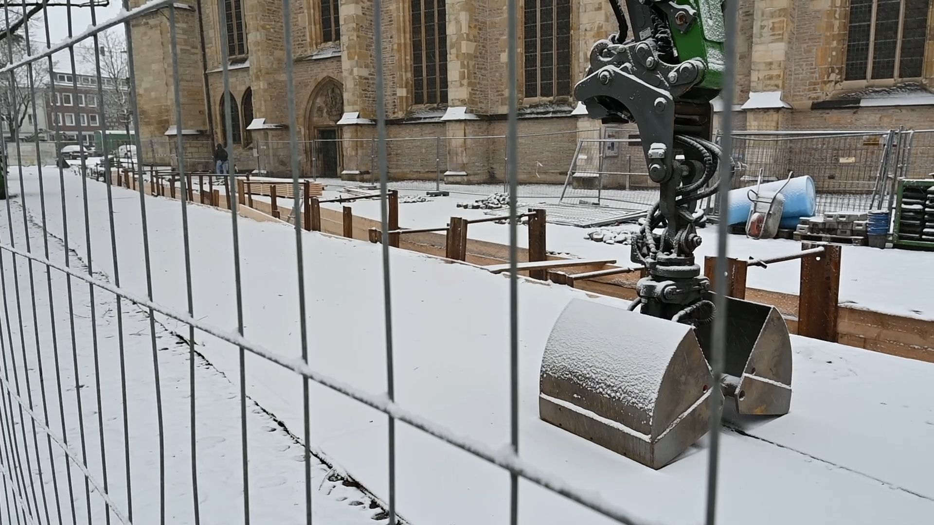 Video: Bauarbeiten auf dem Überwasserkirchplatz
