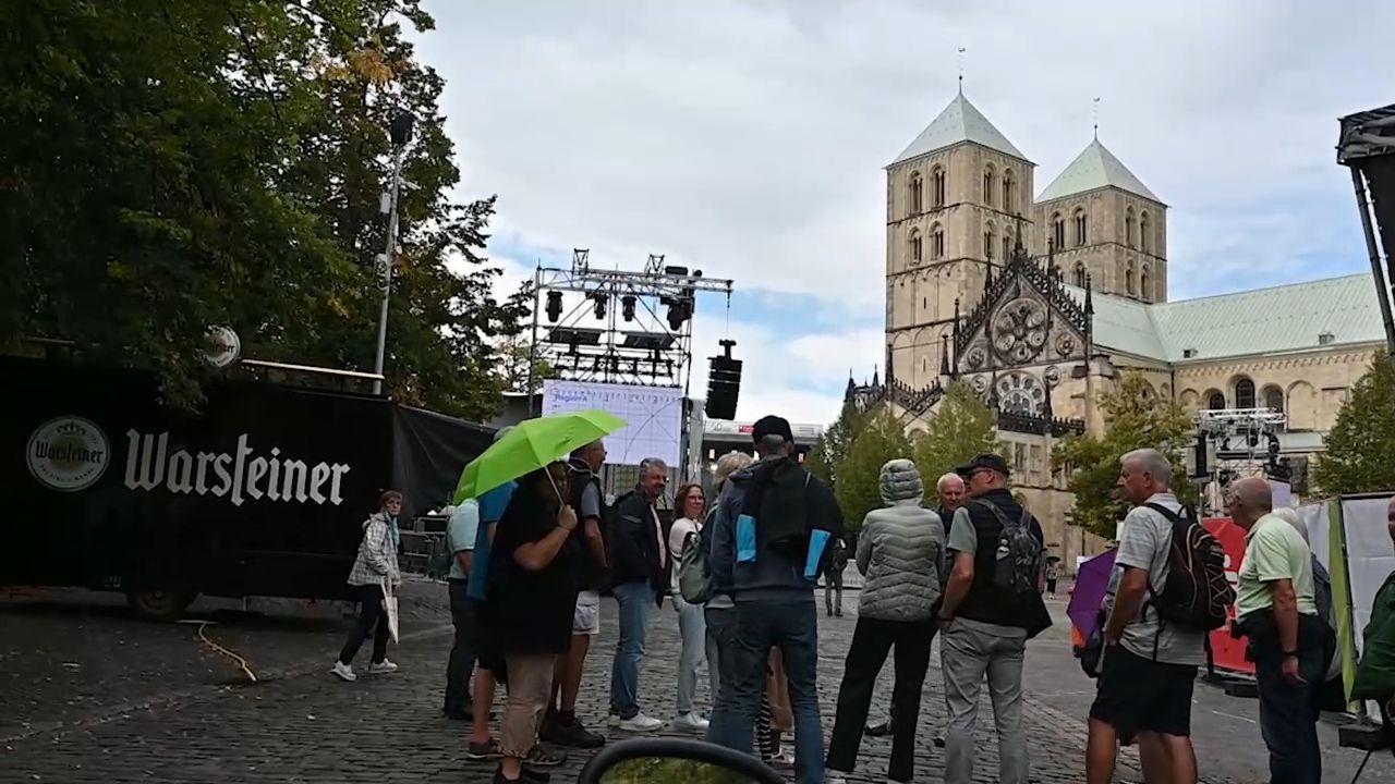 Video: NRW-Tag in Münster - Eine Rundfahrt auf dem Domplatz
