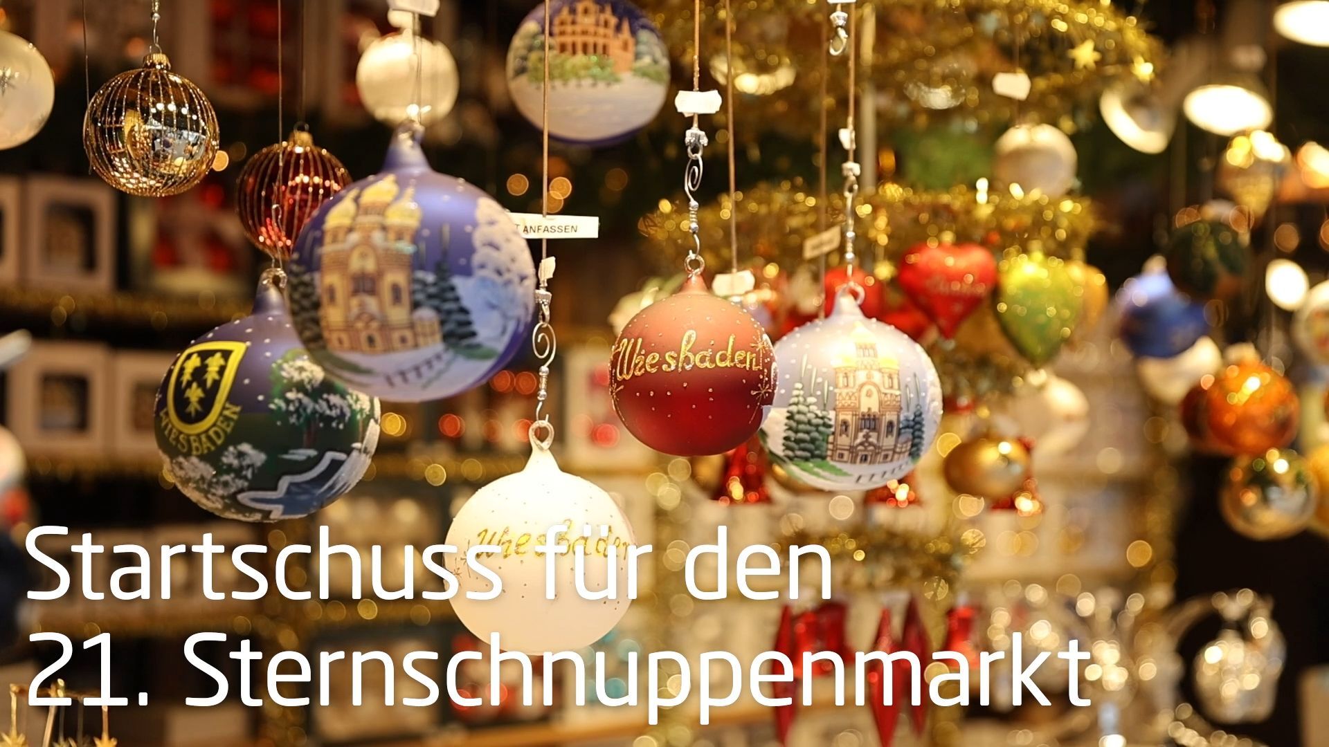 Der Weihnachtsmarkt in Wiesbaden ist eröffnet