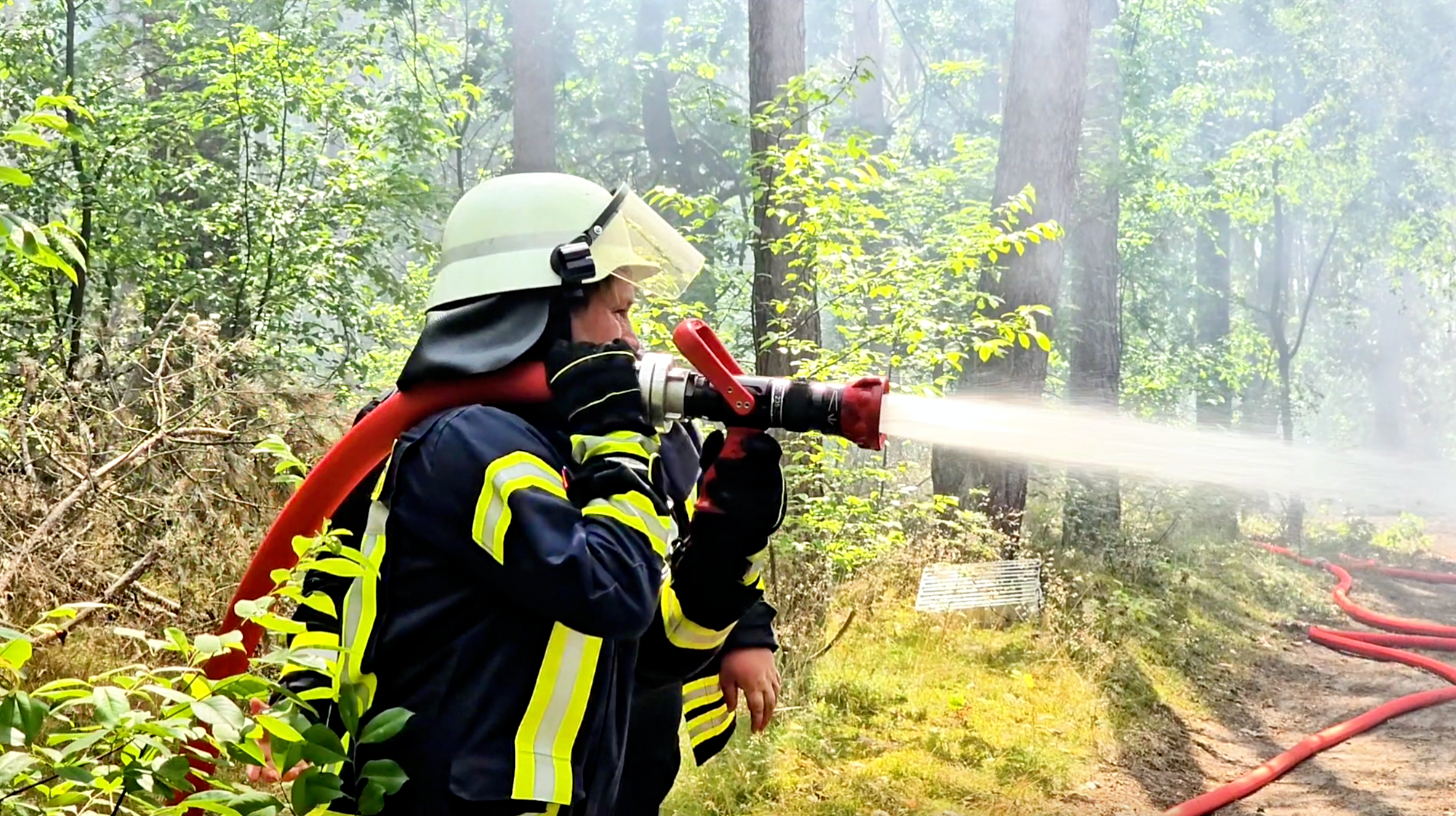 East Germany is glowing: First forest fires in extreme heat 10,000 sqm of forest in flames