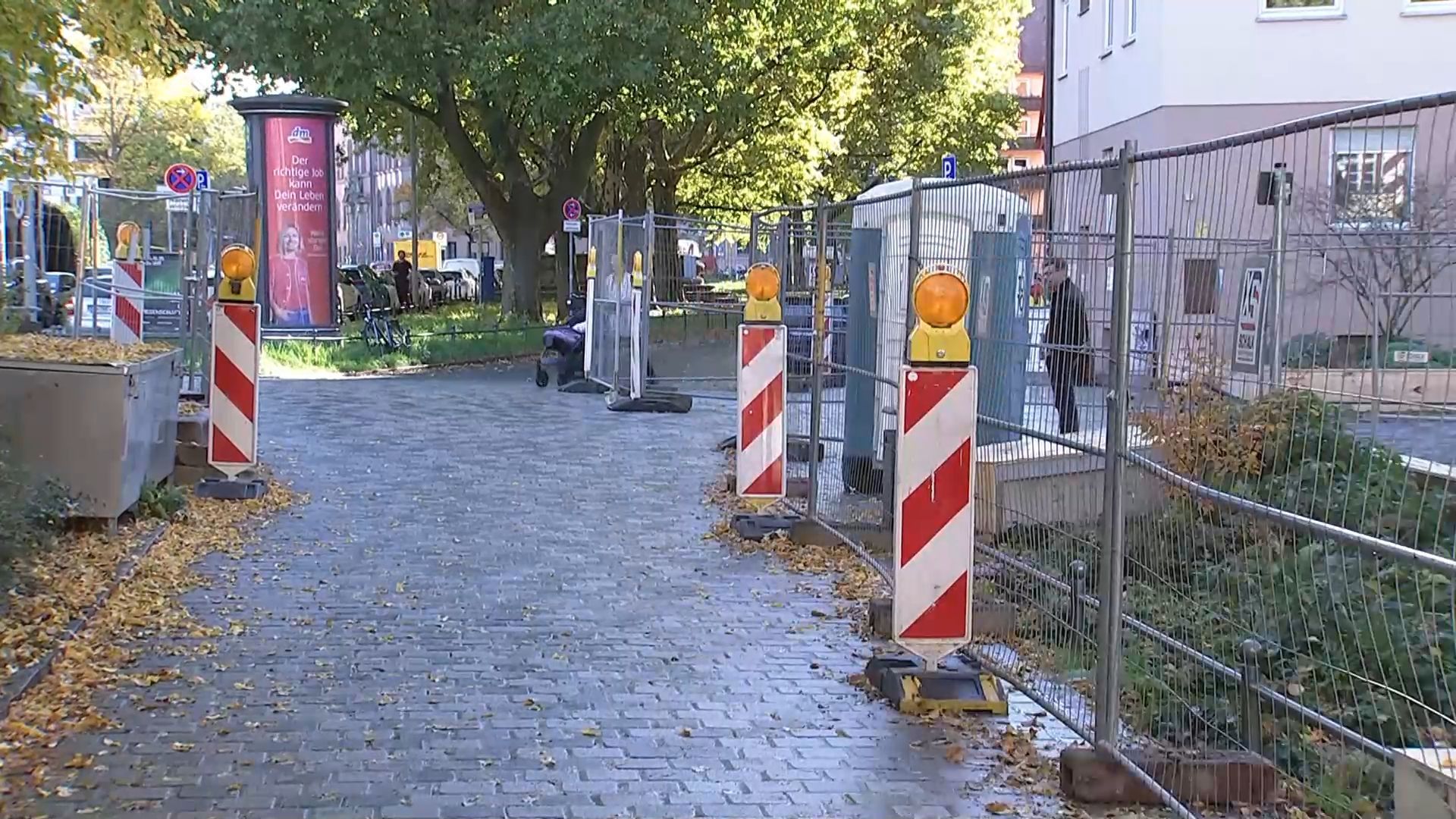 Video: Gastronom empört: Sperrung zur Hallerwiese in Nürnberg