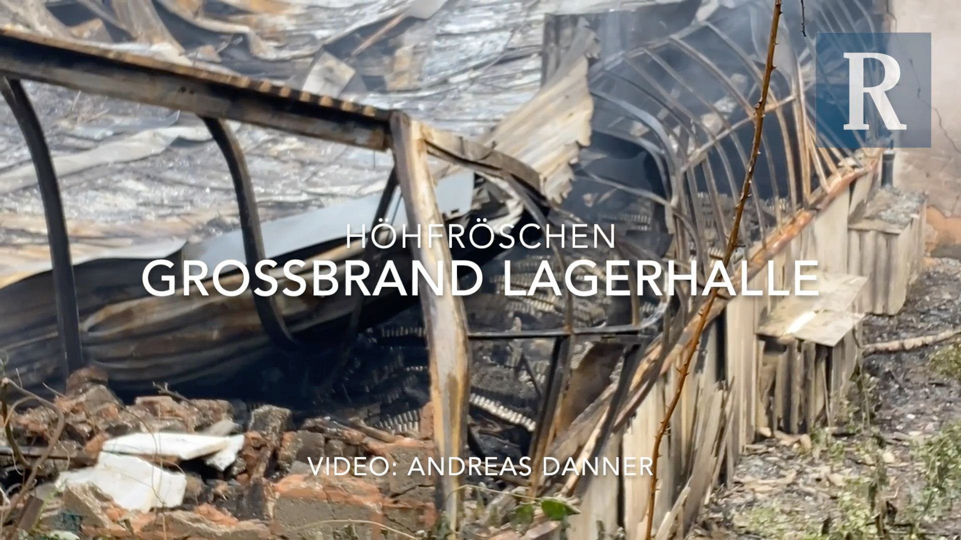 Großbrand in Höhfröschen