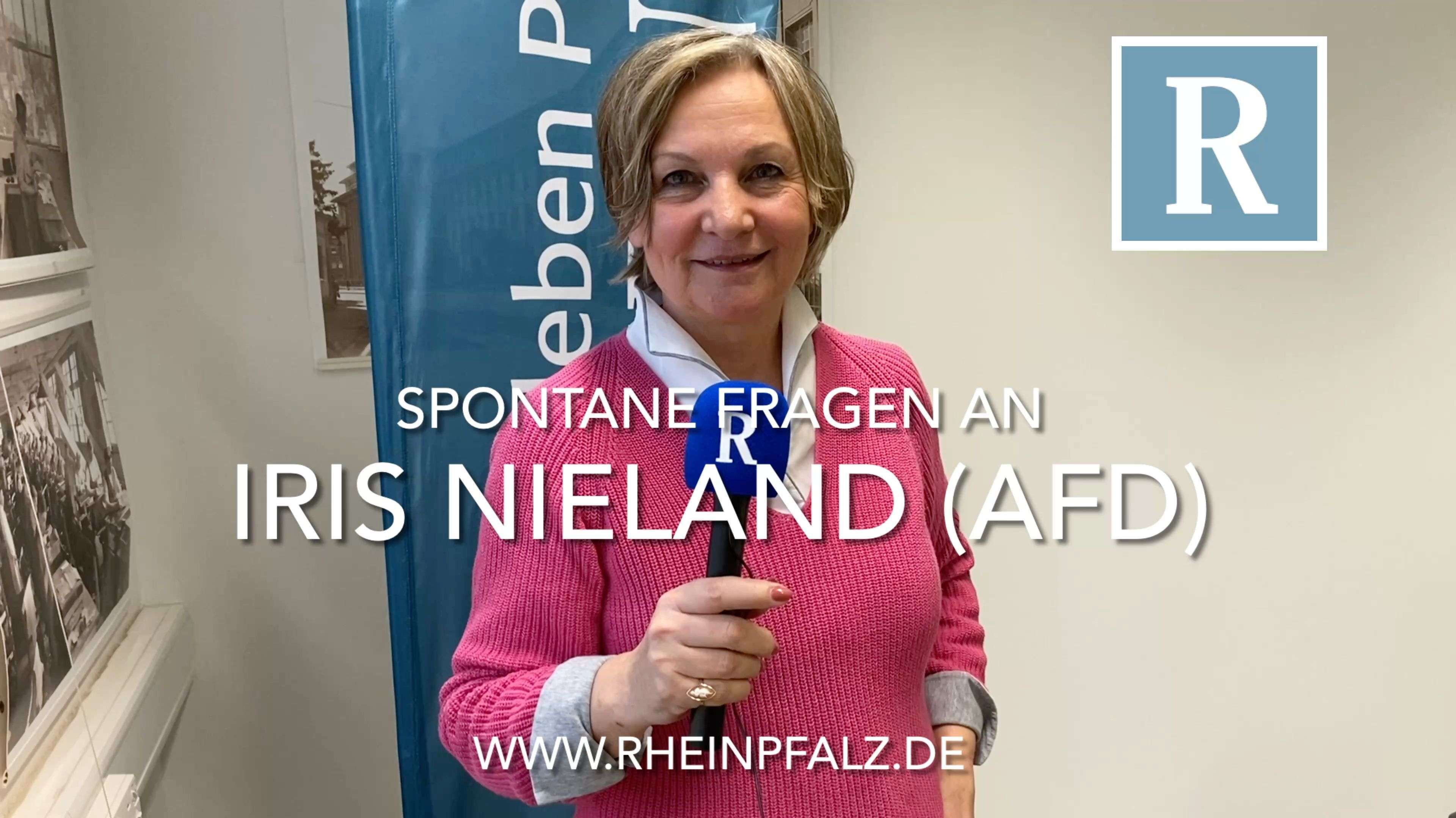 Spontane Fragen an Iris Nieland (AfD)