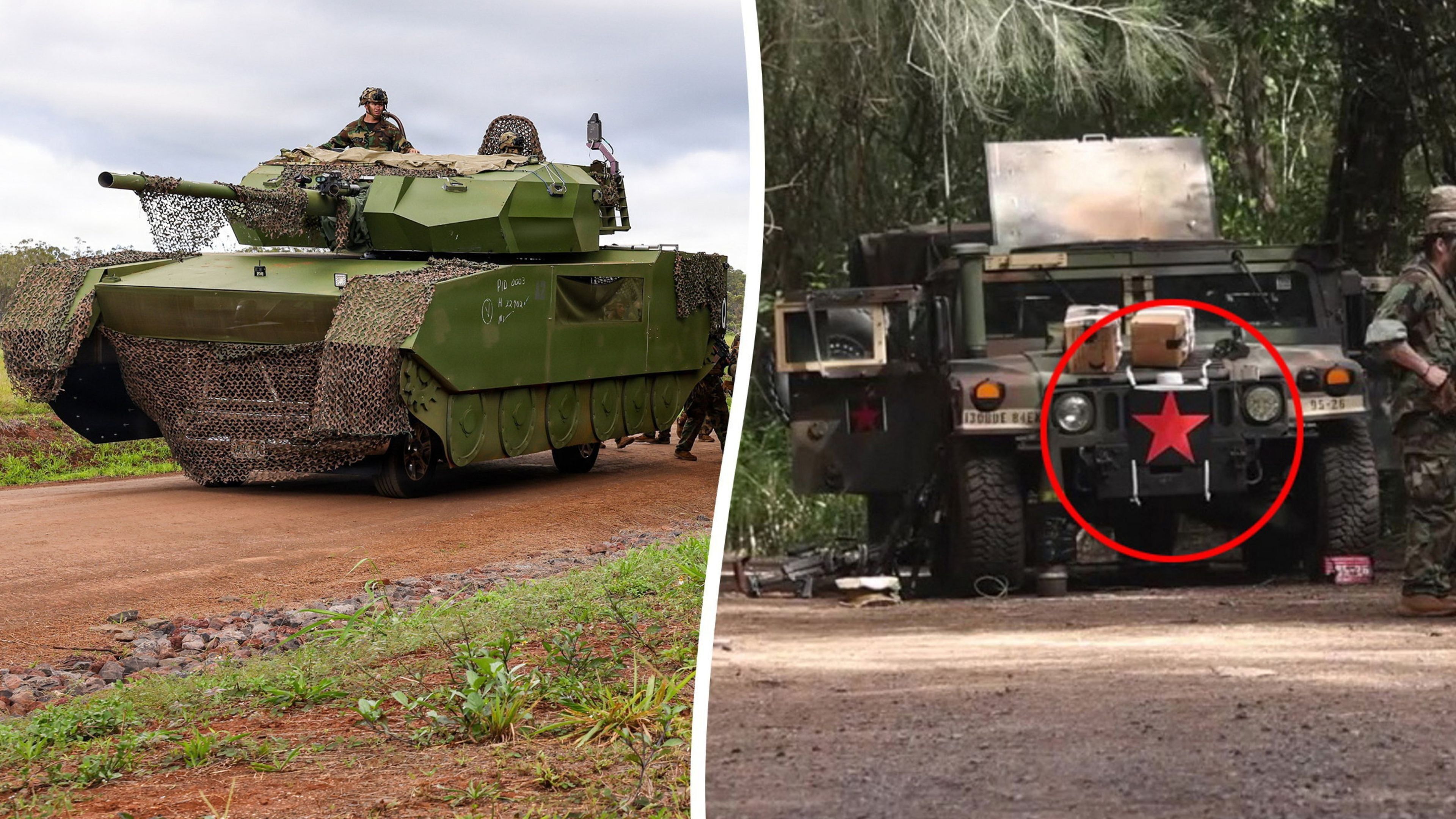 Video: US-Armee führt Übungen mit Holzpanzern durch