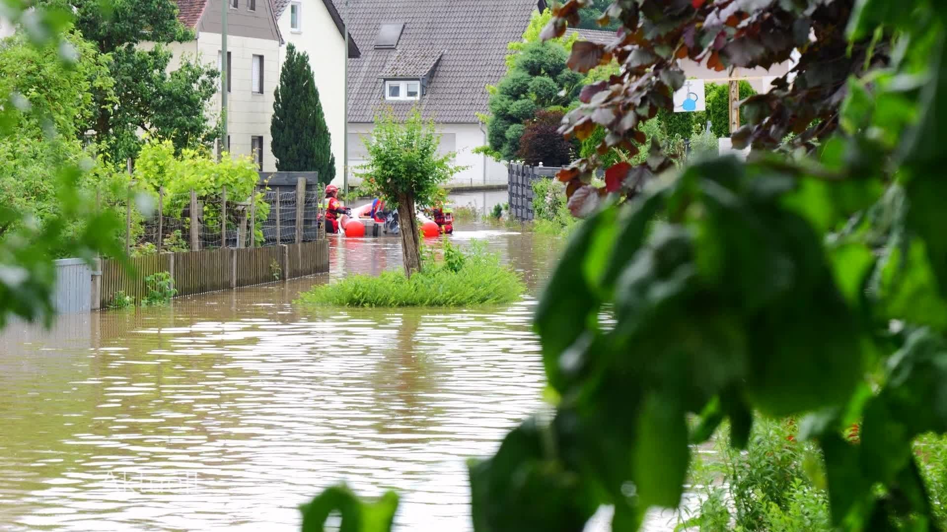 Hochwasserkatastrophe in Schwaben – Die aktuelle Lage in Nordendorf - Video