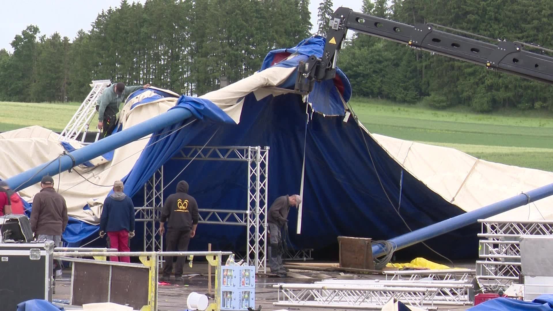 Video: Hoher Schaden – die Folgen des Unwetters in Schwaben