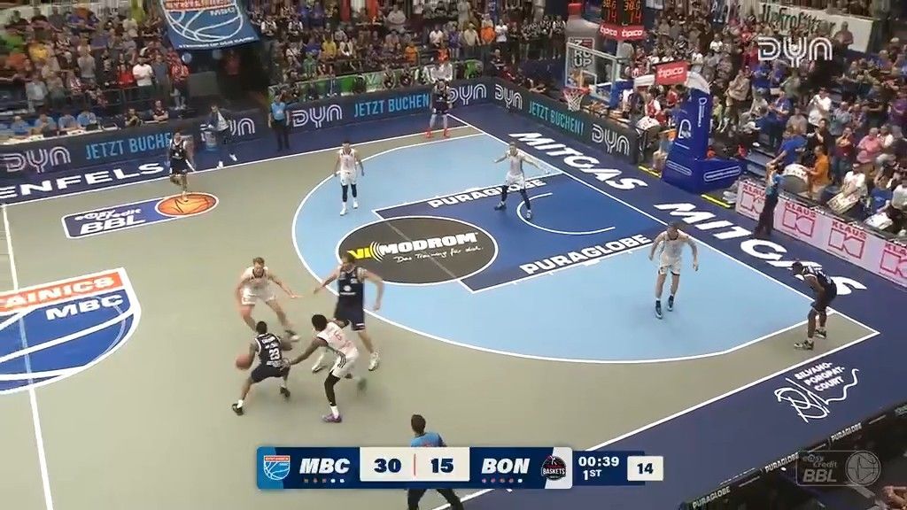 Spiel Highlights zu SYNTAINICS MBC – Telekom Baskets Bonn