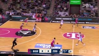 Spiel Highlights zu Telekom Baskets Bonn – SKYLINERS Frankfurt