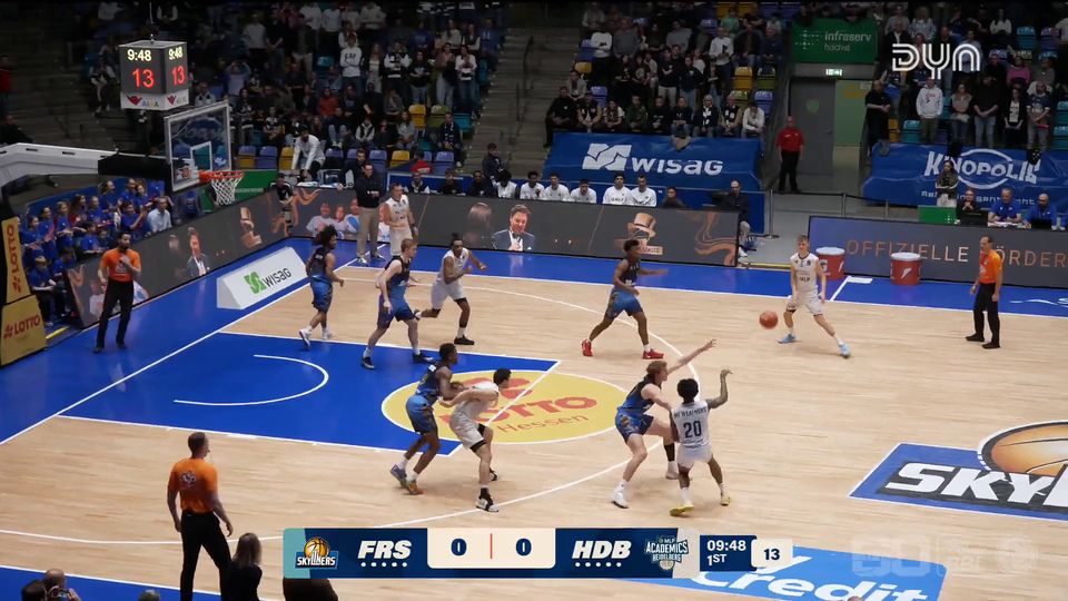 Spiel Highlights zu SKYLINERS Frankfurt – MLP Academics Heidelberg