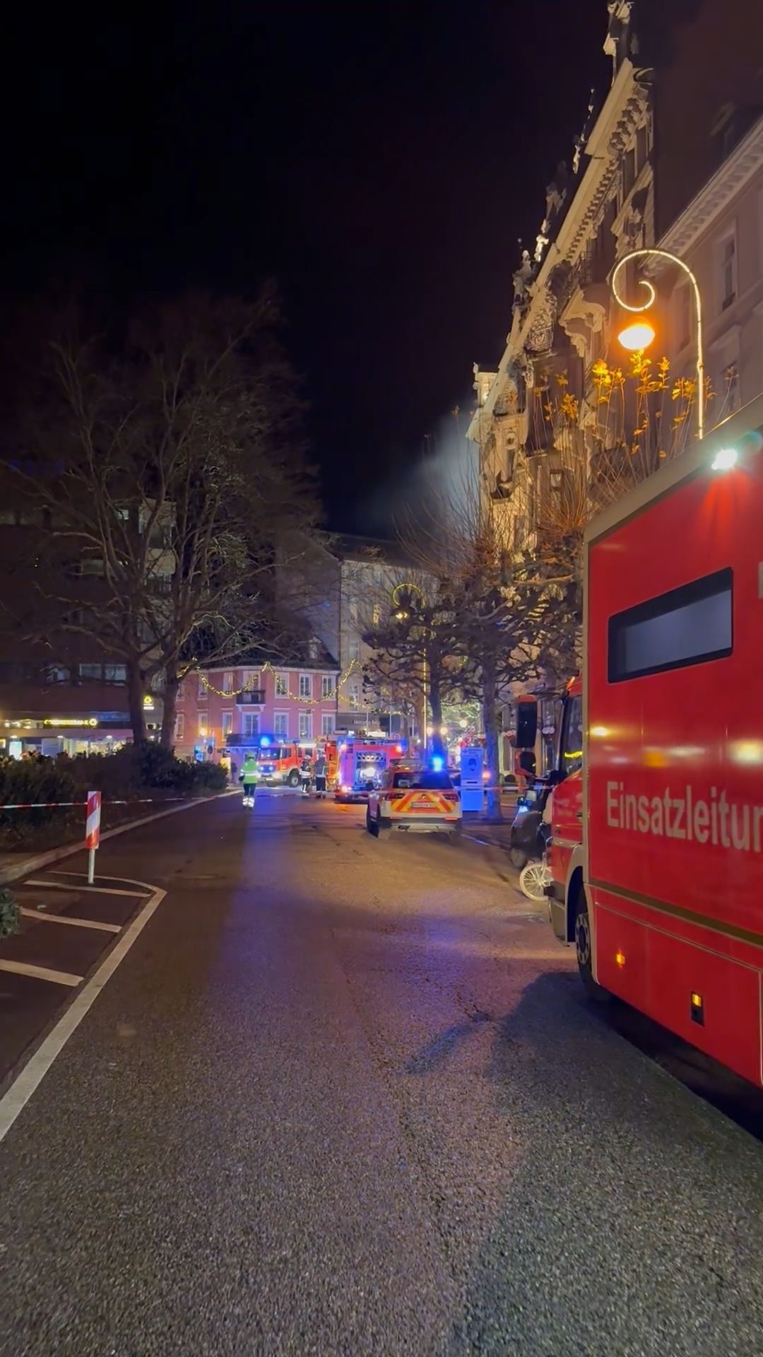 Dachstuhlbrand in Baden-Baden