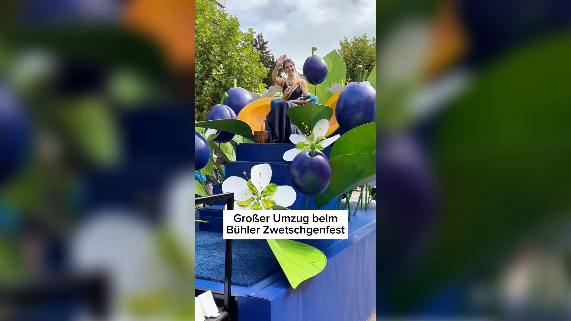 Video: Festumzug beim Zwetschgenfest in Bühl