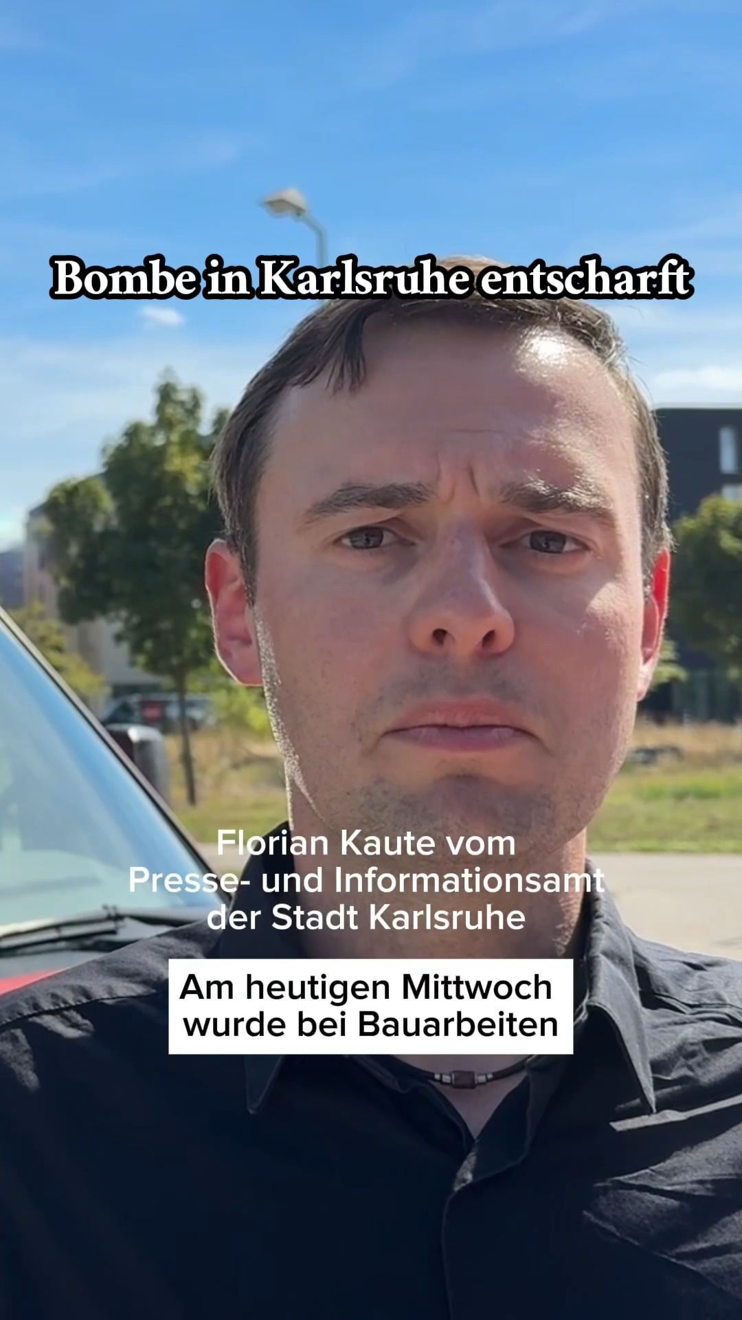 Video: Bombe in Karlsruhe entschärft
