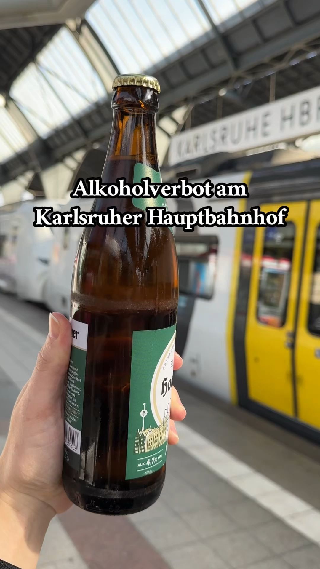 Video: Alkoholverbot am Karlsruher Hauptbahnhof