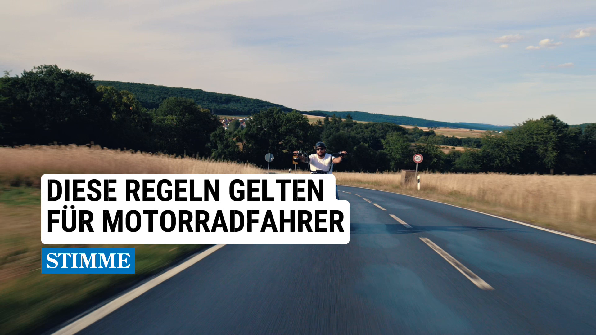 These rules apply to motorcyclists