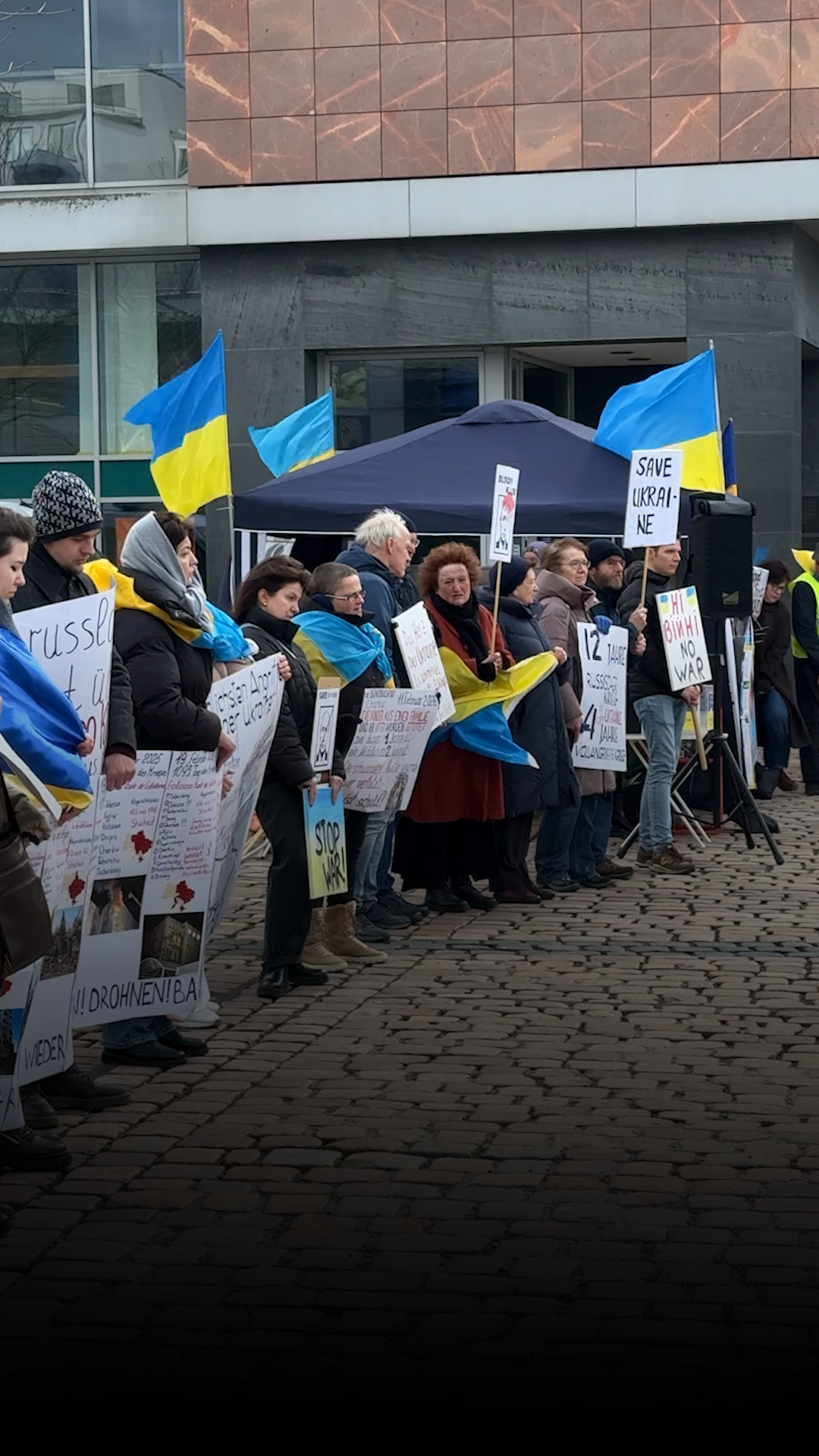 Video: Vier Jahre Krieg gegen die Ukraine: Chemnitz erinnert