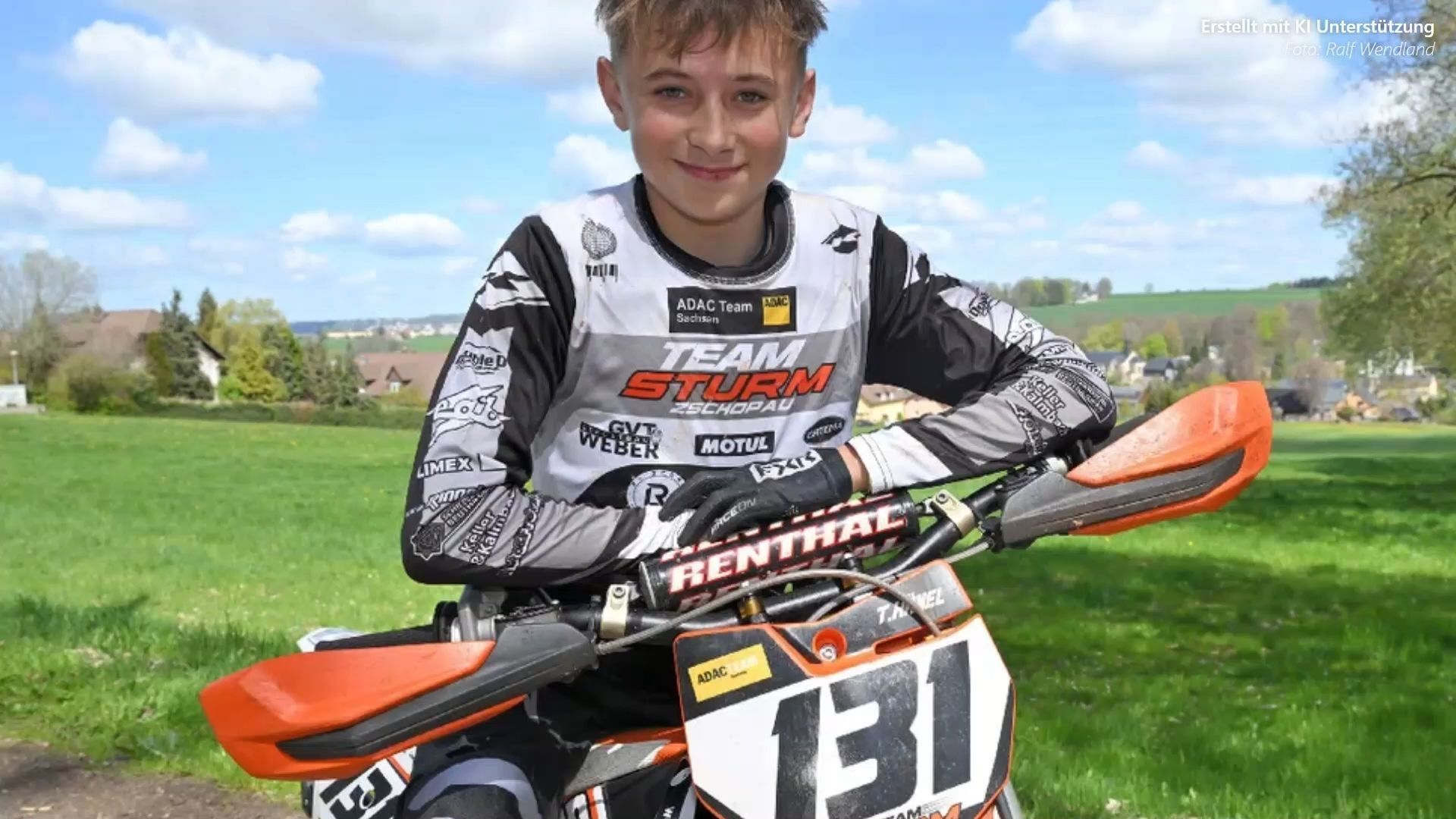 Video: Deutsche Motocross-Meisterschaft: Junger Erzgebirger greift nach dem Titel