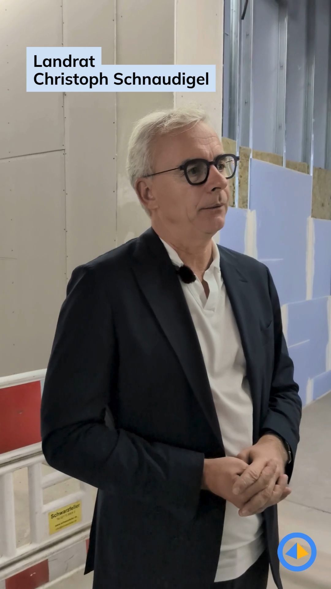 Video: KARLA Richtfest 2026 Ettlinger Tor Karlsruhe Interview mit Landrat Christoph Schnaudigel
