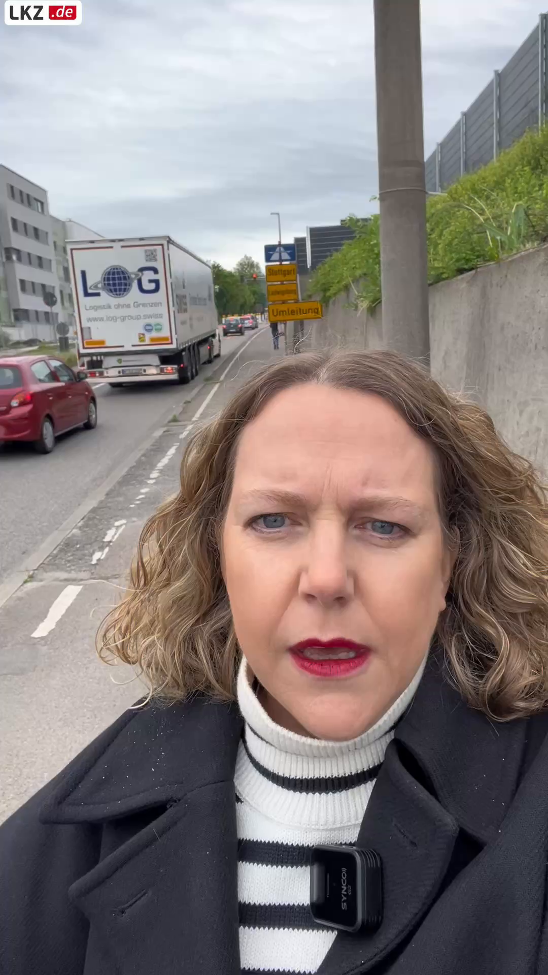 Video: Baustelle auf der B27 in Bietigheim-Bissingen