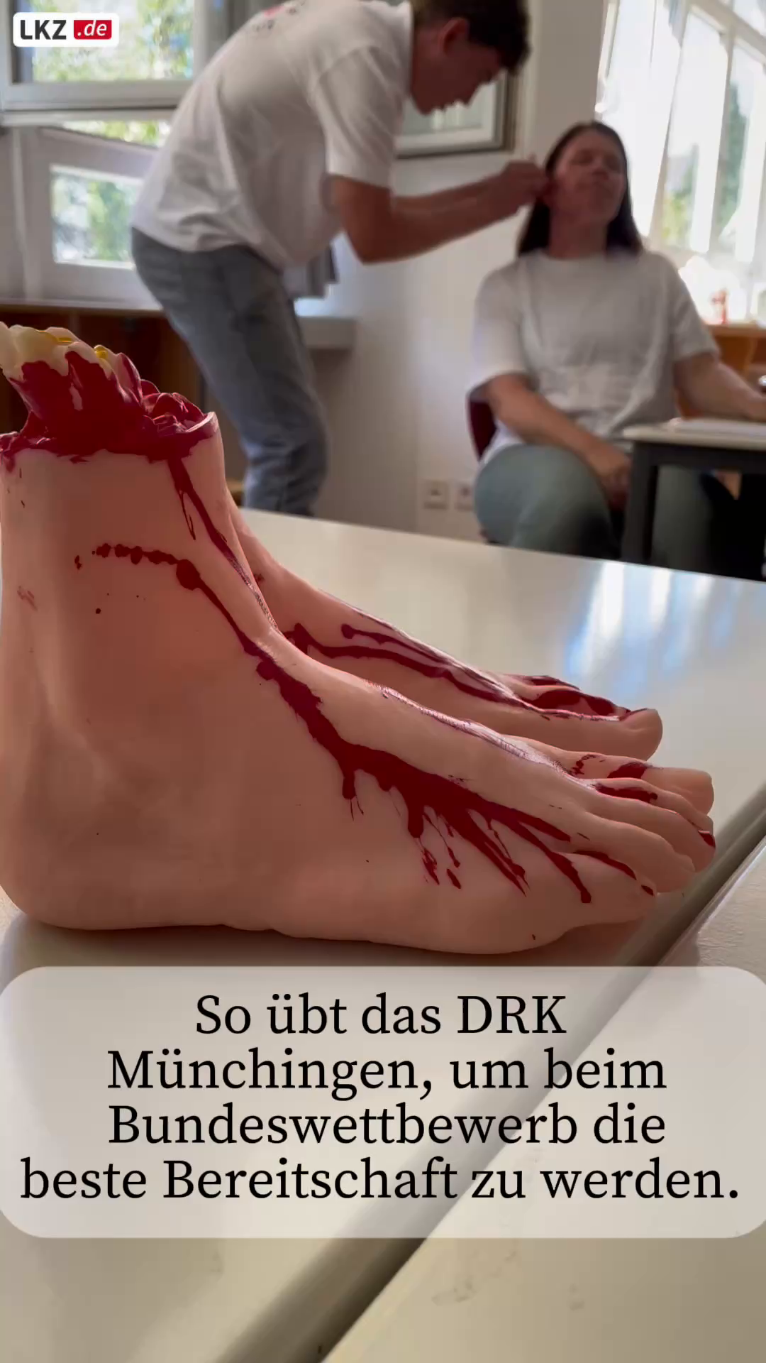 How the DRK Münchingen practices for the Federal Competition