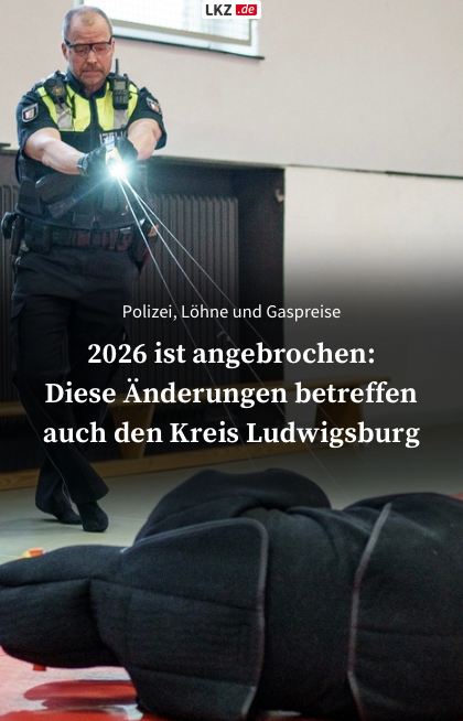 Video: Polizei, Gaspreise und Löhne: Diese Änderungen in 2026 betreffen auch den Kreis Ludwigsburg!