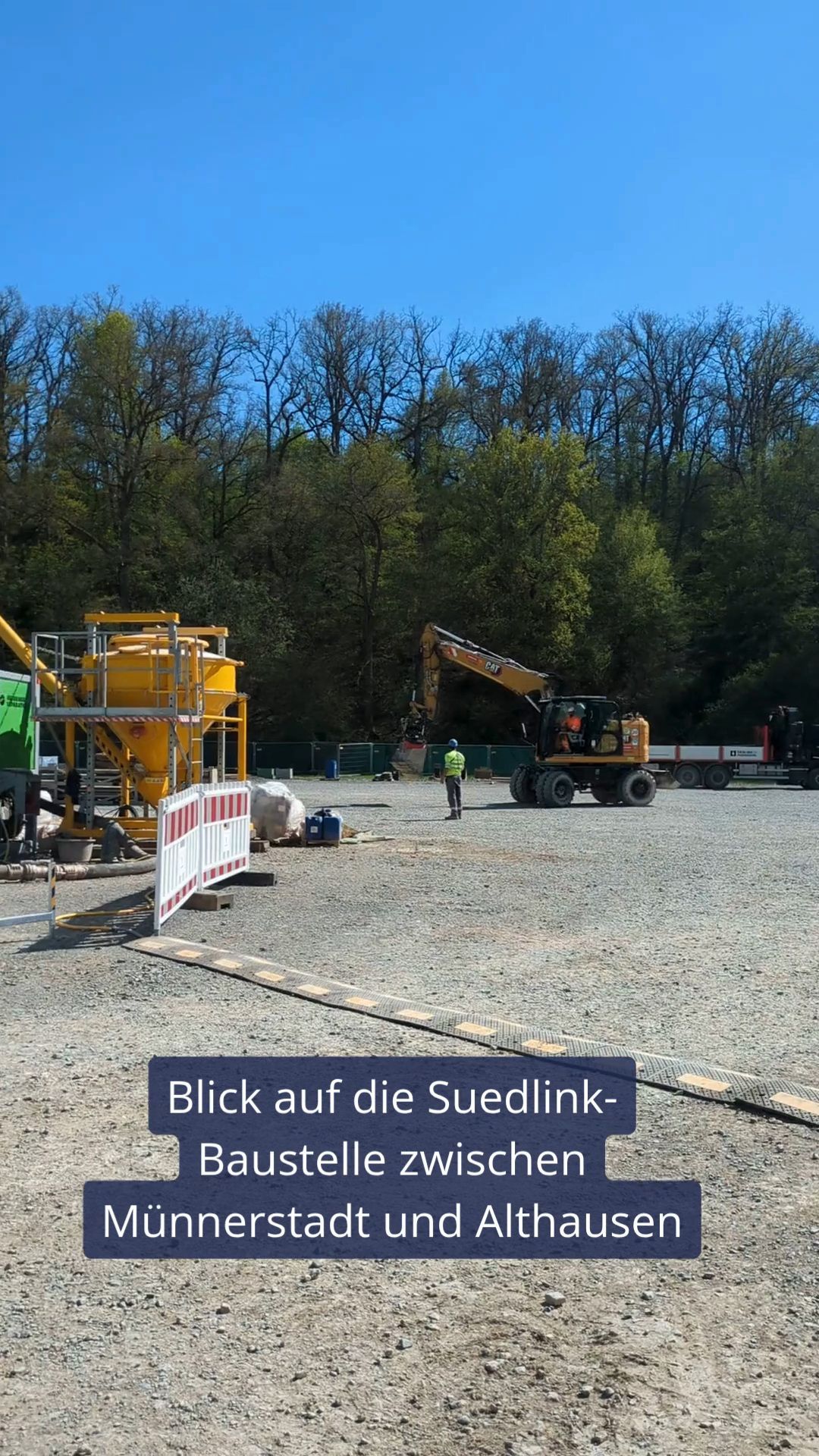 Video: Blick auf die Suedlink-Baustelle im Kreis Bad Kissingen