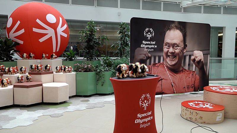 Special Olympics: Tischtennis spielen in der Europäischen Kommission