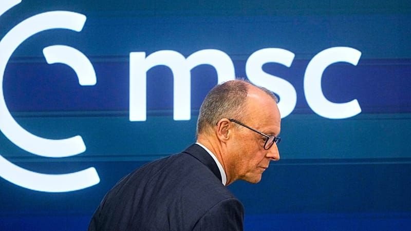 Video: "Führungsanspruch der USA vielleicht schon verspielt" - So Merz auf Münchner Sicherheitskonferenz