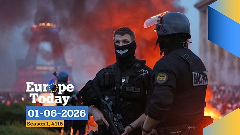 Video: Europe Today: PSG jubelt über CL-Titel, Gewalt erschüttert Frankreich