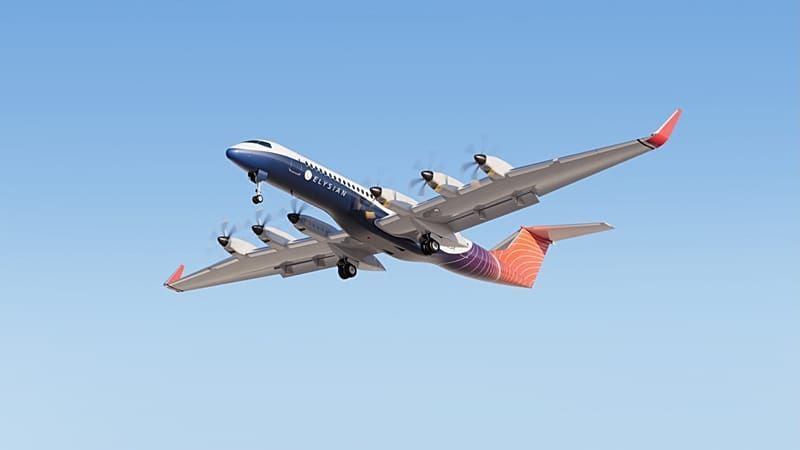 Video: Fliegen ohne Kerosin: Die E9X soll 90 Passagiere 1000 Kilometer weit befördern - nur mit Batterien