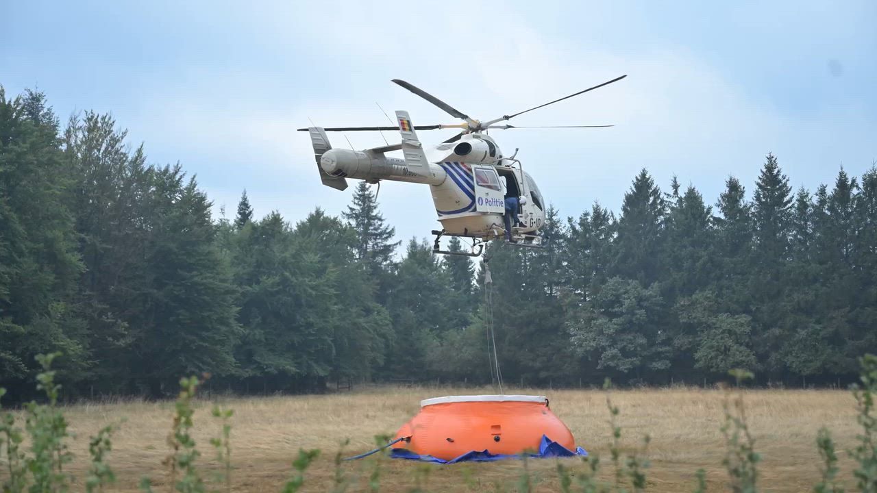 Video: Belgien: Belgien kämpft gegen Rekord-Waldbrand im östlichen Naturschutzgebiet Hautes Fagnes
