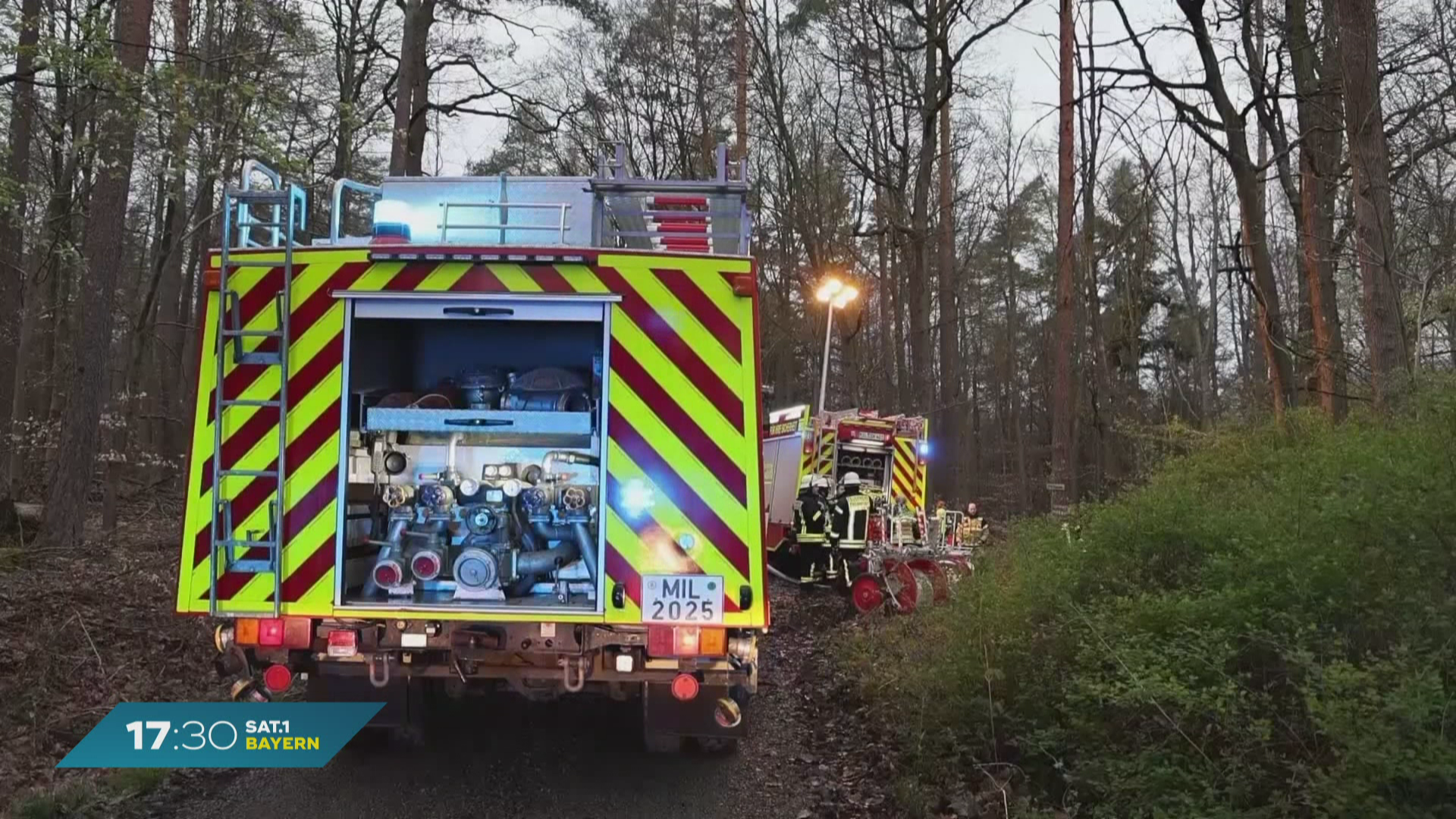 Brandstiftung in Unterfranken: Verdächtiger gefasst, Serie geht weiter