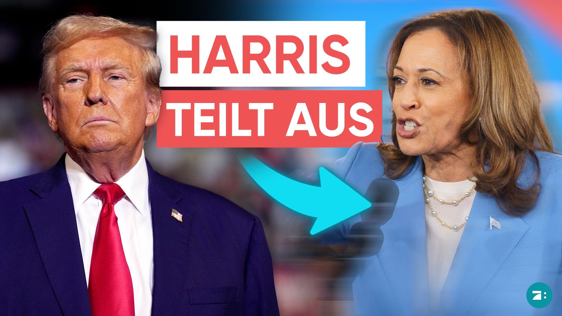 Verbale Attacke auf Trump: Harris nennt ihn indirekt einen Feigling
