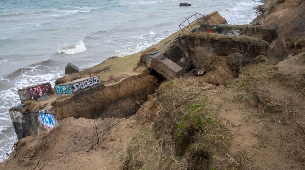 Mecklenburg-Vorpommern: Bunkeranlage von Steilküste abgestürzt