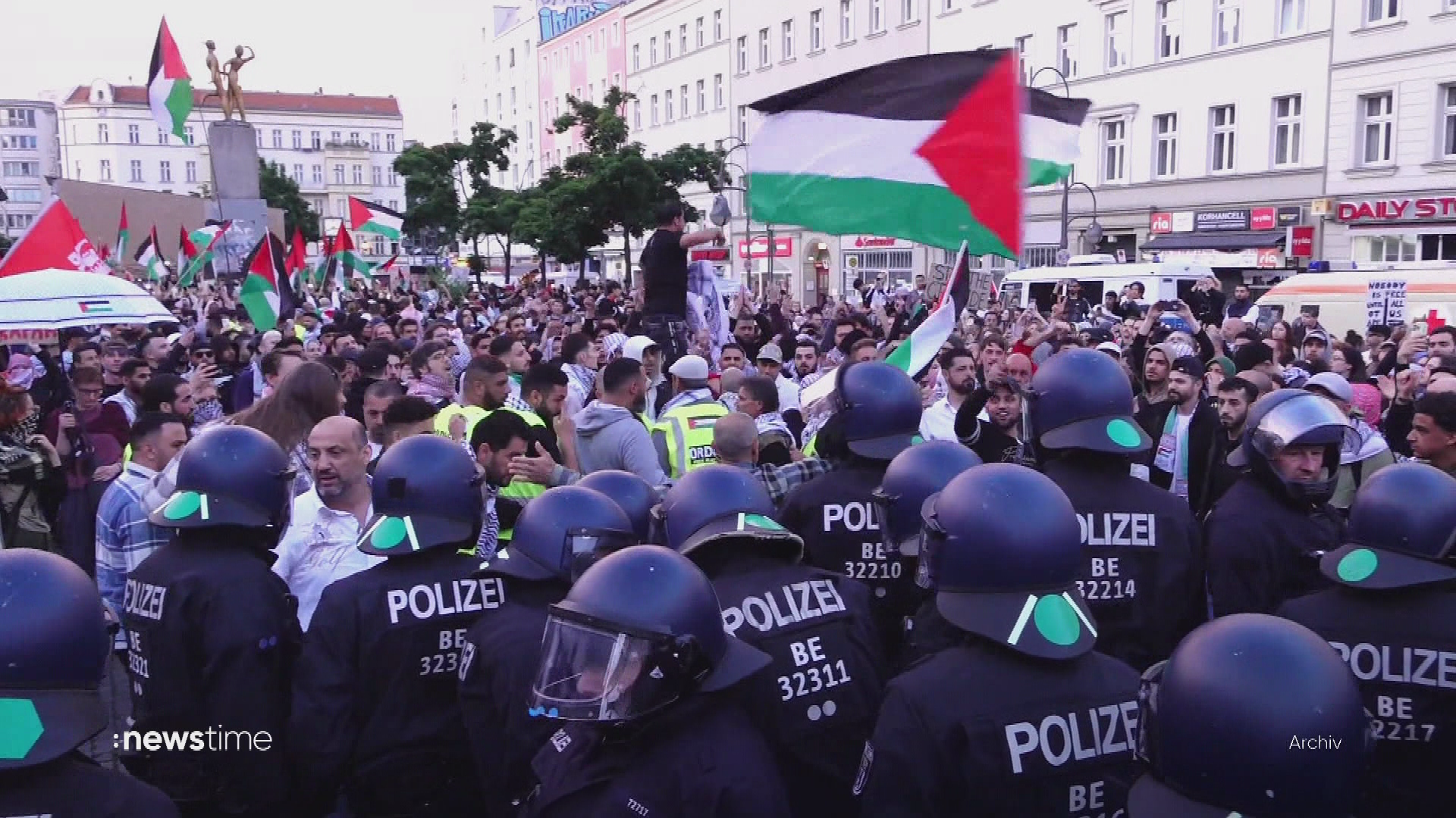 Ein Jahr Krieg in Nah-Ost: Die Polizei wappnet sich für Ausschreitungen