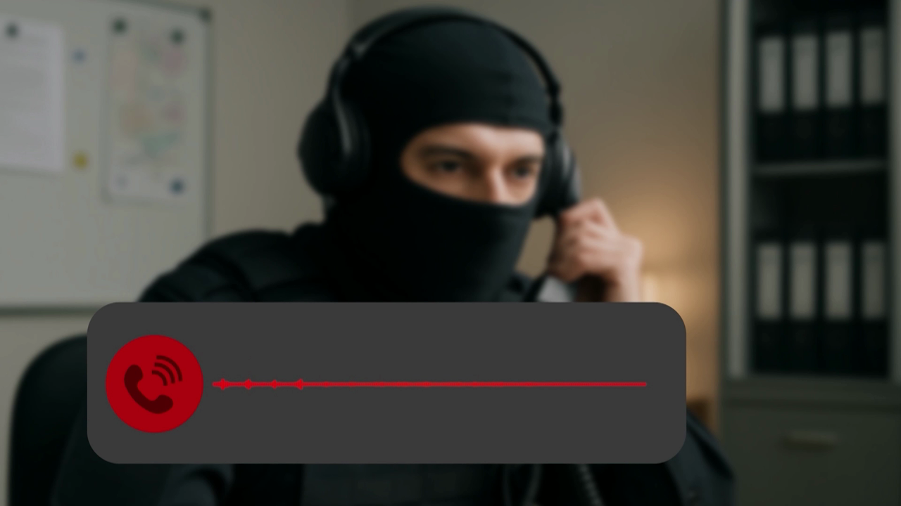 Video: Betrüger ruft unwissentlich echte Polizei an: Schwindel scheitert