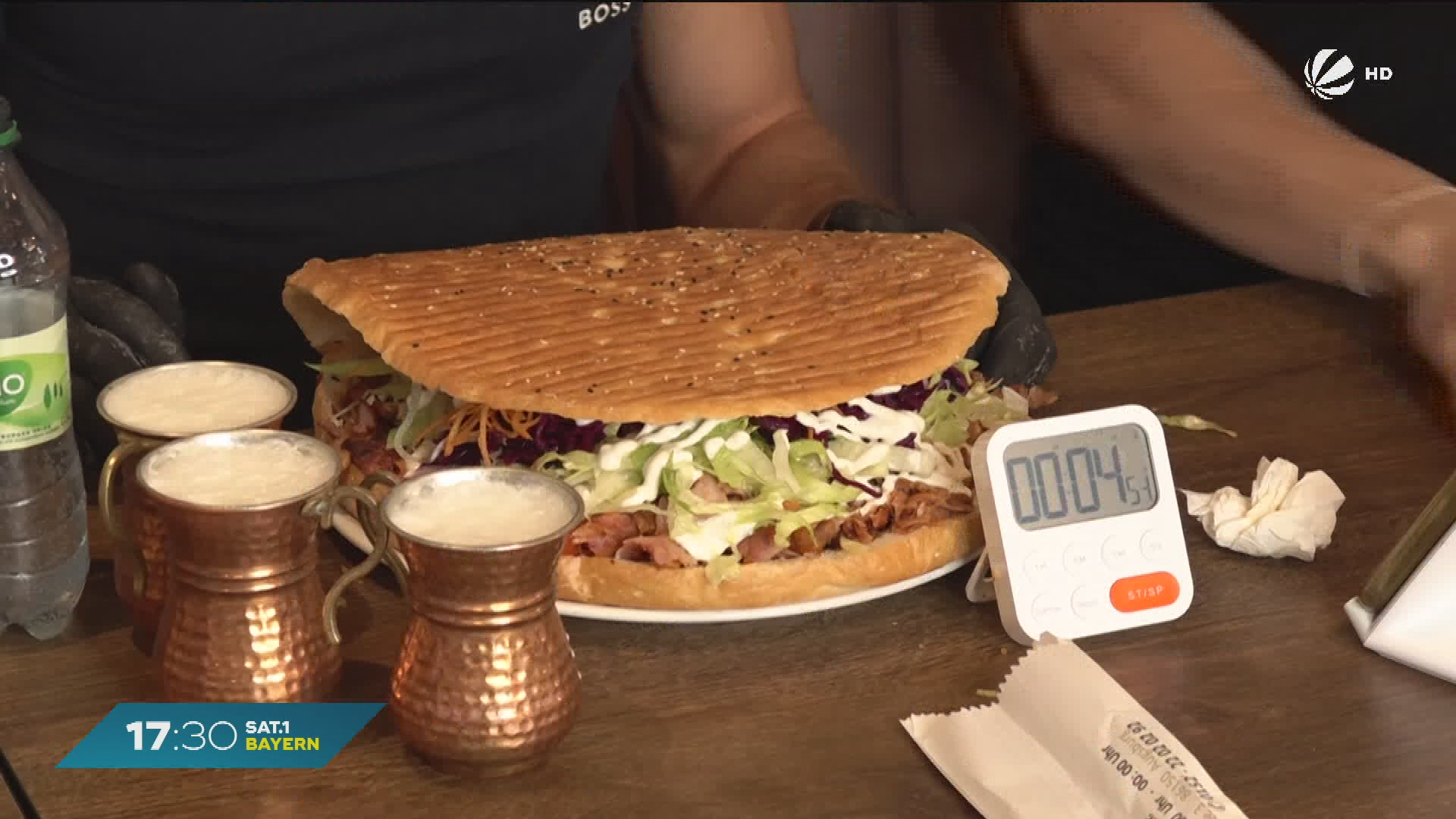 Food-Challenge in Augsburg: Gratis XXL-Döner - wenn man ihn schafft